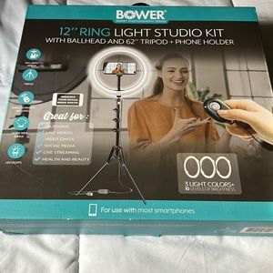 12” Ring light studio kit
